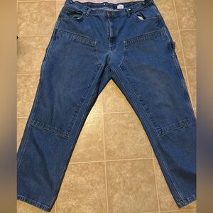 VTG Key double knee logger denim jeans